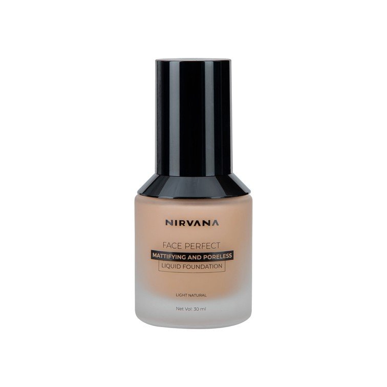 Nirvana Color Face Perfect Liquid Foundation – Light Natural