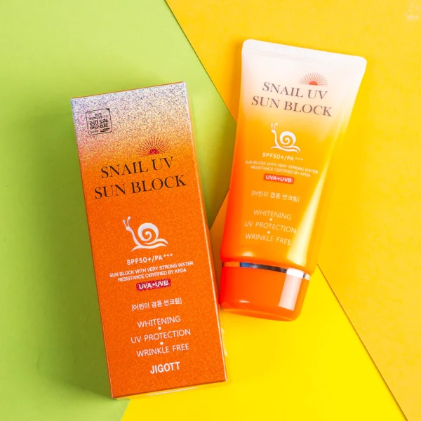 JIGOTT Jigott Snail Uv Sun Block Cream SPF50 + / PA +++ 100ml