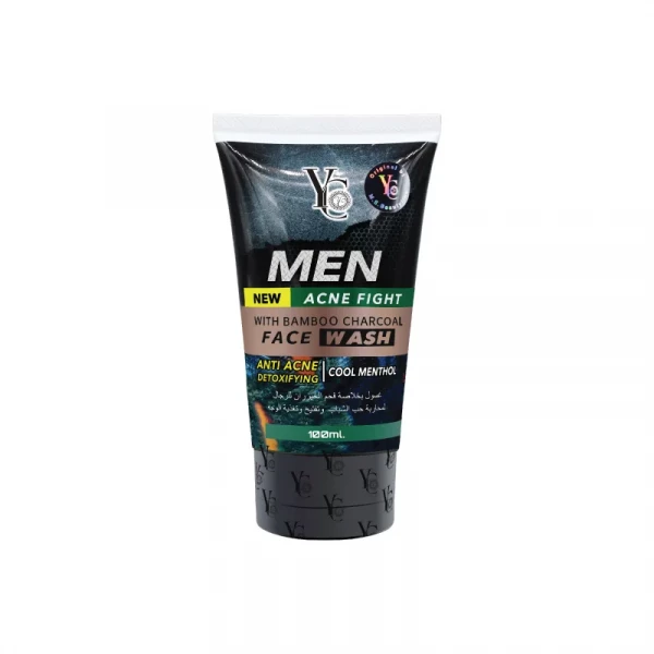 YC Men Acne Fight with Bamboo Charcoal Face Wash 100ML