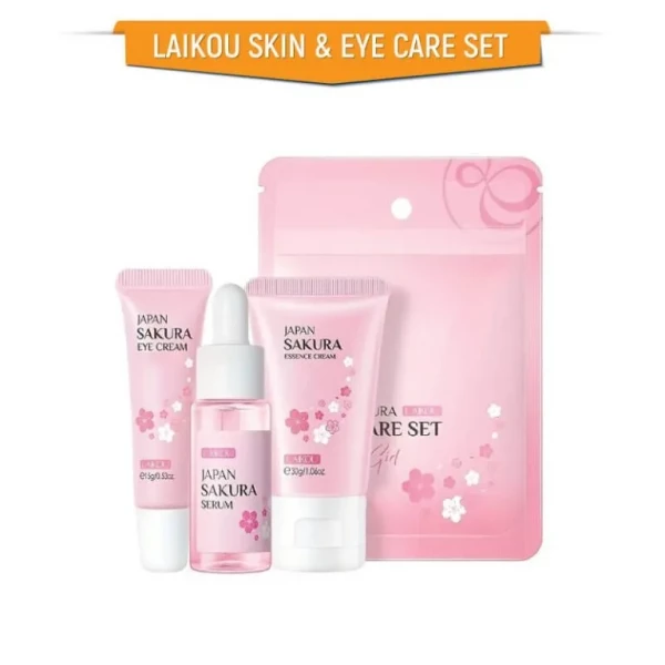 Laikou Sakura Skin & Eye Care 3 Pcs Set