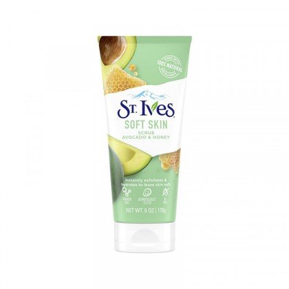 St Ives Soft Skin Avocado And Honey Scrub Facial Cleanser Scrub