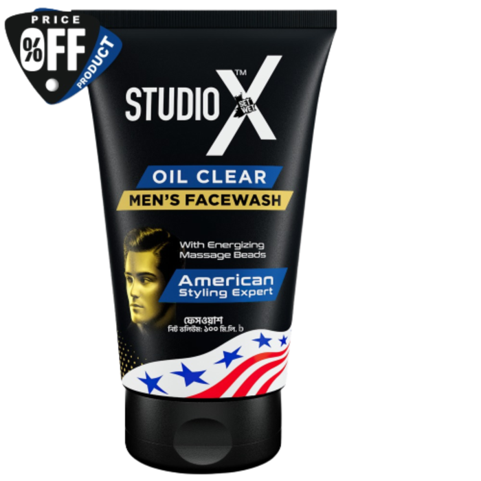 Studio X Oil Clear Facewash for Men 100 ML