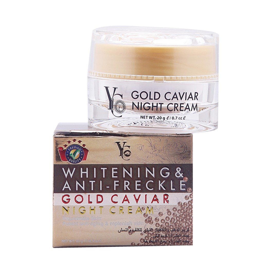YC Whitening & Anti-freckle Gold Caviar Night Cream 20 gm