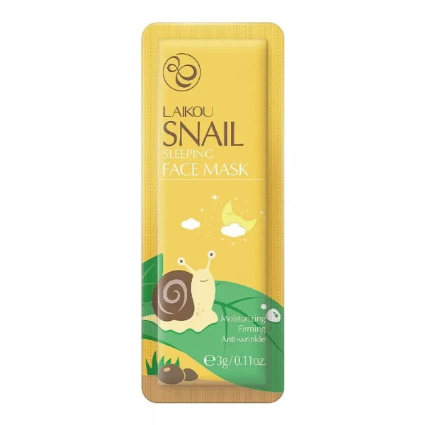 LAIKOU Snail Sleeping Face Mask  3g
