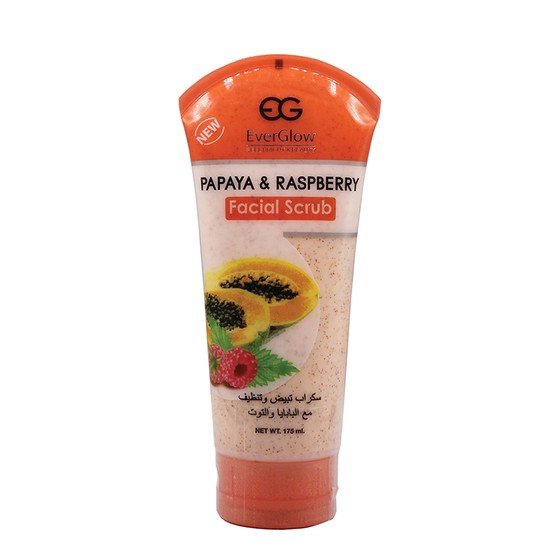 EverGlow PAPAYA WITH RASPBERRY Facial Scrub 175 ML