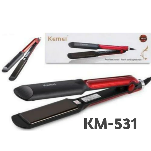 KEMEI 531 ELECTRIC FLAT STRAIGHTENING IRONS CERAMIC HAIR STRAIGHTENER