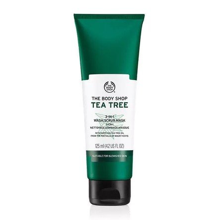 The Body Shop tea tree 3 in 1 scrub