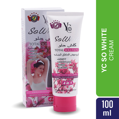 YC SO WHITE 4 IN 1 SOLUTION CREAM 100 GM
