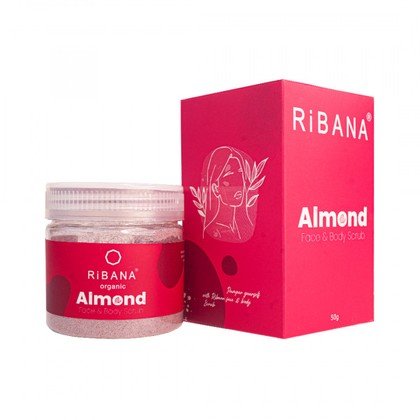 Ribana Almond Face & Body Scrub  50gm