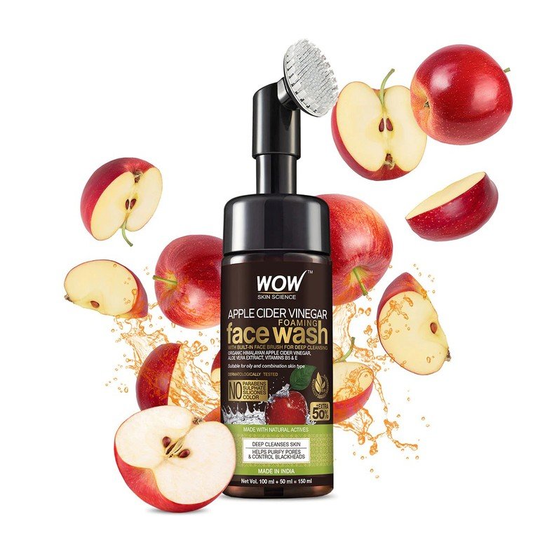 Wow Apple Cider Vinegar Foaming Face Wash 150ml