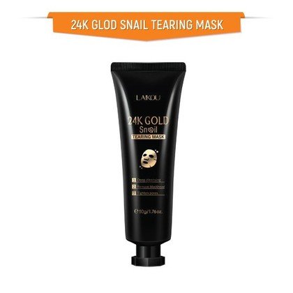 LAIKOU 24K Gold Snail Tearing Mask - 50g