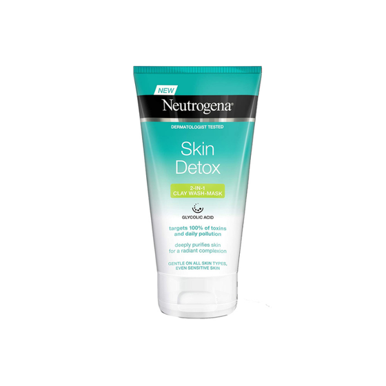 Neutrogena Skin Detox 2 In 1 Clay Wash Mask 150ML