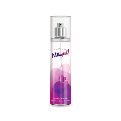 LAYER'R SHOT WOTTA GIRL SECRET CRUSH BODY SPRAY 135 ML